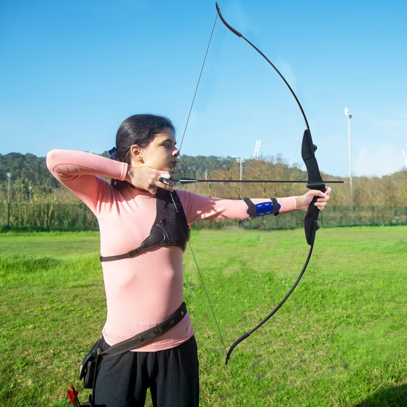 Tongtu Recurve Bow Right and Left Handed,Takedown Bow and Arrows