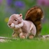 Tobar Animigos Soft Toy Squirrel Soft Toy in Realistic Design,
