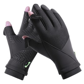 KEYDUACU Winter Gloves for Men,Mens Gloves Winter Waterprood and Windproof Women Winter Gloves with Touchscreen Fingers (Grey, M)