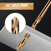 MACXCOIP M35 Cobalt Drill Bit Set 29pcs, High Speed Steel