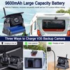 Wireless Backup Camera Solar Magnetic: Portable Cordless Scratch-Proof Truck Trailer
