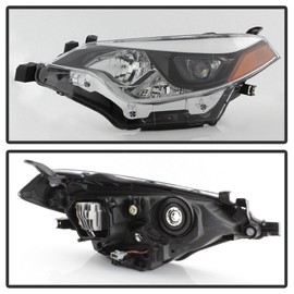 ACANII - For 2014 2015 2016 Toyota Corolla [OE Factory Style] LED Projector Headlights Headlamps Replacement Left+Right
