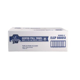 Empress Elite CenterPull Towel 8" X 10" 2 Ply White 6 Rolls