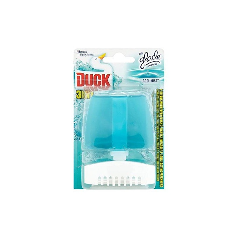 Duck 3-in-1 Cool Mist Toilet Bowl Liquid Rimblock Refill, 55ml