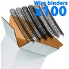 Galaxy Wire Binders Pack - 14.3 mm Pitch 3:1-100 Pack