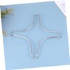 BIUDECO 3Pcs Stainless Steel Star Shape Pot Rack Multi Function