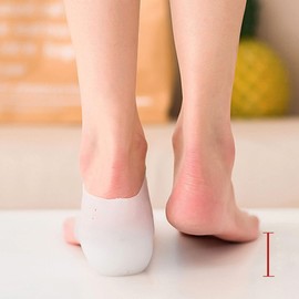 Taloneras de gel para mujer Plantillas Gel Aumenta Para Hombre Y Mujer Heel Insoles, Las plantillas de realce invisibles de silicona se utilizan para entrevistas, citas, Unisex comfort plantillas de aumento de altura, 4.5cm más alto