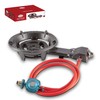 Alpine Cuisine 40,000 BTU Gas Stove Burner 13 Inch with