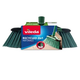 Vileda Broom Recycled 2in1 172540, Green, Black, Come DA Photo