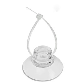 Pawfly Pawfly 20 Pack Aquarium Suction Cups and 40 Pieces Adjustable Zip Ties Cables Set Fish Tank Tools for Binding Moss Holding Airline Tubing Decorations Shrimp Nests and Reptile Hammocks