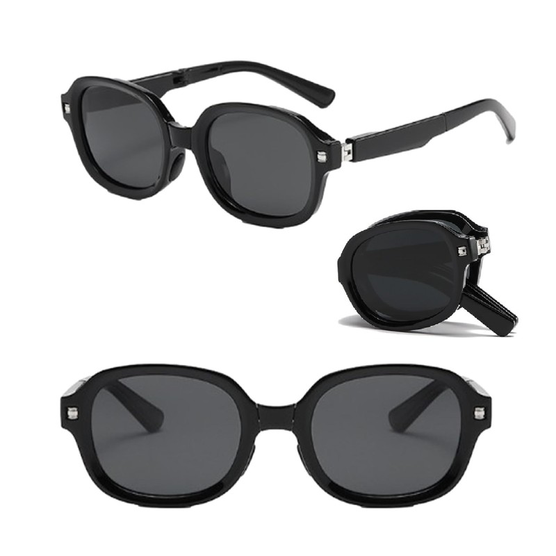 REONAS Women's Folding Polarized Sunglasses, UV Protection, Travel, Portable, Popular