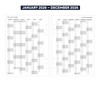 2026 A5 Week on two pages diary organiser refill insert