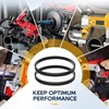 Replacement Rubber Belt Compatible with Milwau kee Band Saw 2729-20