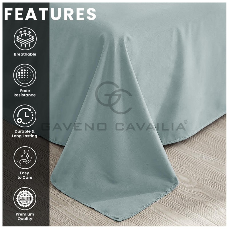 GC GAVENO CAVAILIA Easy Care Flat Sheet King Size -
