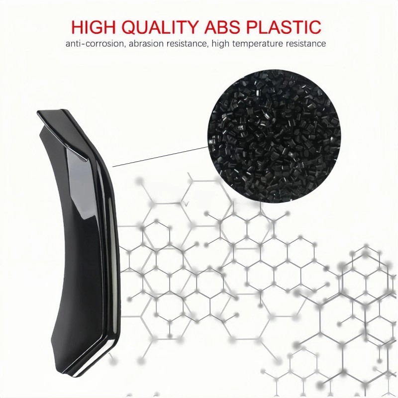 For Volvo S60 S80 S90 Glossy Black Front Bumper Lip/