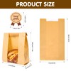 Moretoes Sourdough Paper Bread Bags, 100 Packs Bread Bags for
