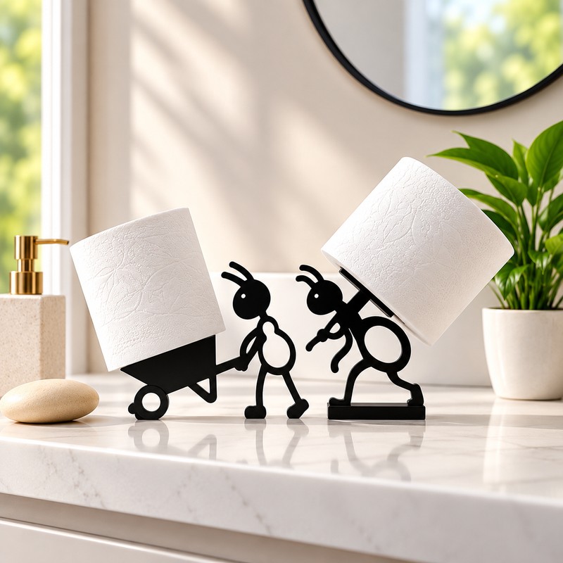 2 Pcs Animal Tissue Roll Holder for Everyday Storage –