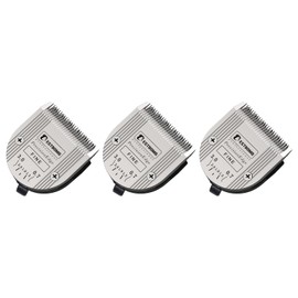 BESTBOMG Professional Animal 5-in-1 Adjustable Fine Blade Cut Length 0.7-3mm,Compatible with Wahl Arco,Bravura,Chromado,Creativa,Figura and Motion (3 PCS)