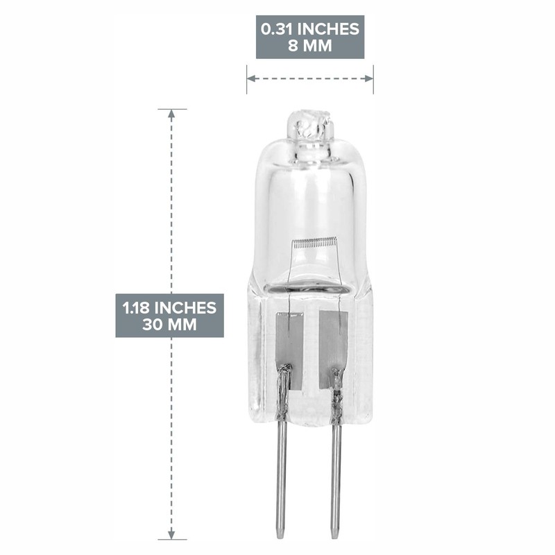 10 Pack Crystal Clear 4MM Wide 20 Watt AC DC