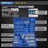SEEKSELF 3" 4" 6" 8" Gear Puller Set, 2-Jaw/3-Jaw Bearing