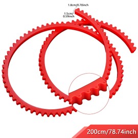 Kurvenschablone, Frässchablonen, Biegbar kurvenschablone, Holzbearbeitungs-Profilierungsstreifen-Kurvenführung, Robust für Holzarbeiter (2m)