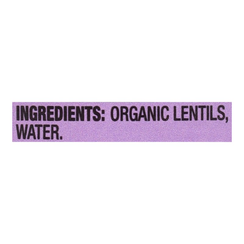 Westbrae Foods Organic Lentils Beans - Case of 12-15 oz.12