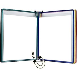 Carpeta de documentos, Carpeta,Carpeta de comparti Carpeta de pared con pantalla A4, A4 [8,26 pulgadas  11,69 pulgadas] 10 bolsillos, adjunta al...   