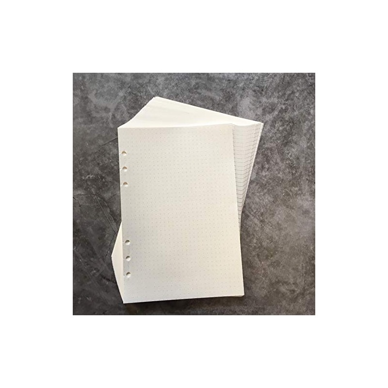 Refill Paper/Loose Sheets for 8.5 Inch A5 6-Hole Cover Round