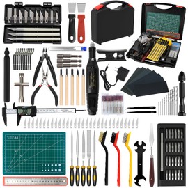 158 PCS 3D Printing Tool Kit, 3D Printing Accessories with Nozzle Cleaning Kit, Deburring Tool, Digital Caliper, Mini Rotary Tool, Smoothing Tools, 3D Printer Tools for Removing Finishing 3D Print