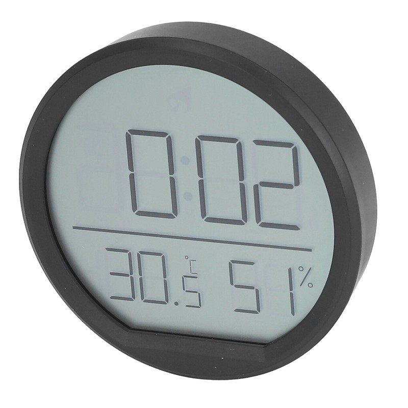 Indoor Thermometer Hygrometer Multifunction Thin Accurate Wall Mounted Digital Alarm