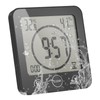 ALLOMN Shower Clock, Waterproof Shower Timer (Celsius/Fahrenheit), Humidity Display and