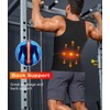 Junlan Sauna Suit for Men 2 in 1 Waist Trainer