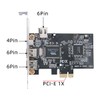 CY Card PCI-E 1X 4X 16X to Firewire 400 Capture