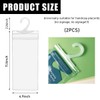 Suvnie 2 PCS Handicap Placard Holder, Ultra Transparent Disabled Parking