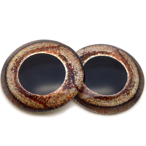 Bearded Dragon Glass Eyes for Art Dolls, Sculptures, Props, Masks,