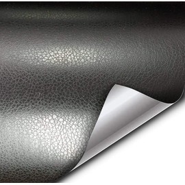 VViViD Black Soft Leather Automotive Air-Release Adhesive Vinyl Pinstripe Tape Roll (1 Inch x 20ft)