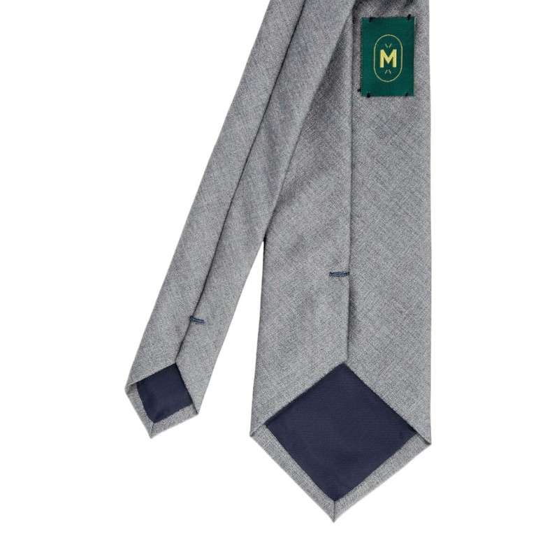 Mannergram Premium Wool Tie Gray
