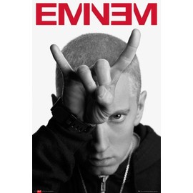 Posters: Eminem Poster - The Marshall Mathers, Horns (36 x 24 inches)