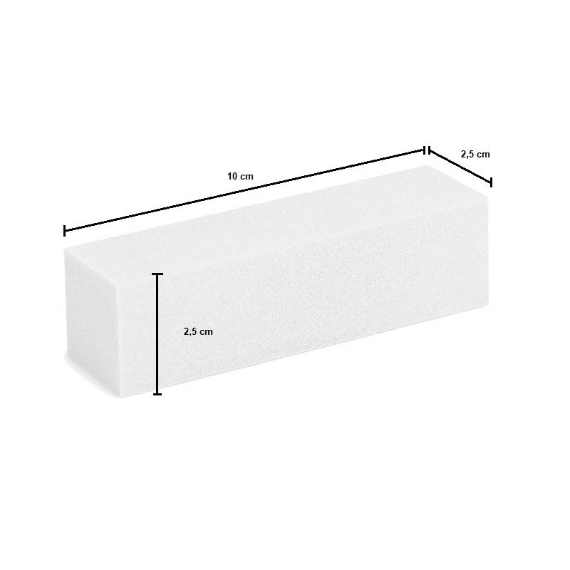 Nailfun 10x Buffer White Sanding Block Polishing Blocks for Gel