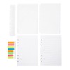 Okuna Outpost A5 Binder Inserts with Dotted Paper, Lined Paper,