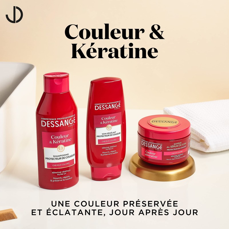 Colour & Keratin Dessange Mask with Serum Care Colour &
