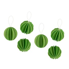 LOVI The Original Baubles Light Green - 4 cm - Set of 6