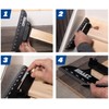 MARSHALLTOWN Stair Tread Jig, Built-in Ruler, Template and Measuring Tool,