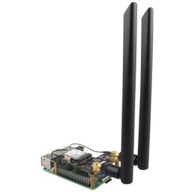 ZDE ZP590A PCIE to WiFi7 Expansion Board PCIE to M.2 E-Key Module Adapter for Raspberry Pi 5 PCIE to WiFi 7 Adapter Board Support Google TPU BE200 AX210 AX200 MT7922