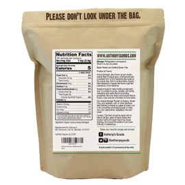 Anthony's Organic Acacia Senegal Powder, 1 lb, Batch Tested Gluten Free, Non GMO, Soluble Fiber, Prebiotic