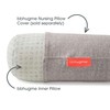 bbhugme® Nursing Pillow ™ Spare Pillow Cover (Grey Melange)