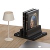 Vertical Laptop Stand, Adjustable 2-Slot Laptop Holder with Rubber Pads,