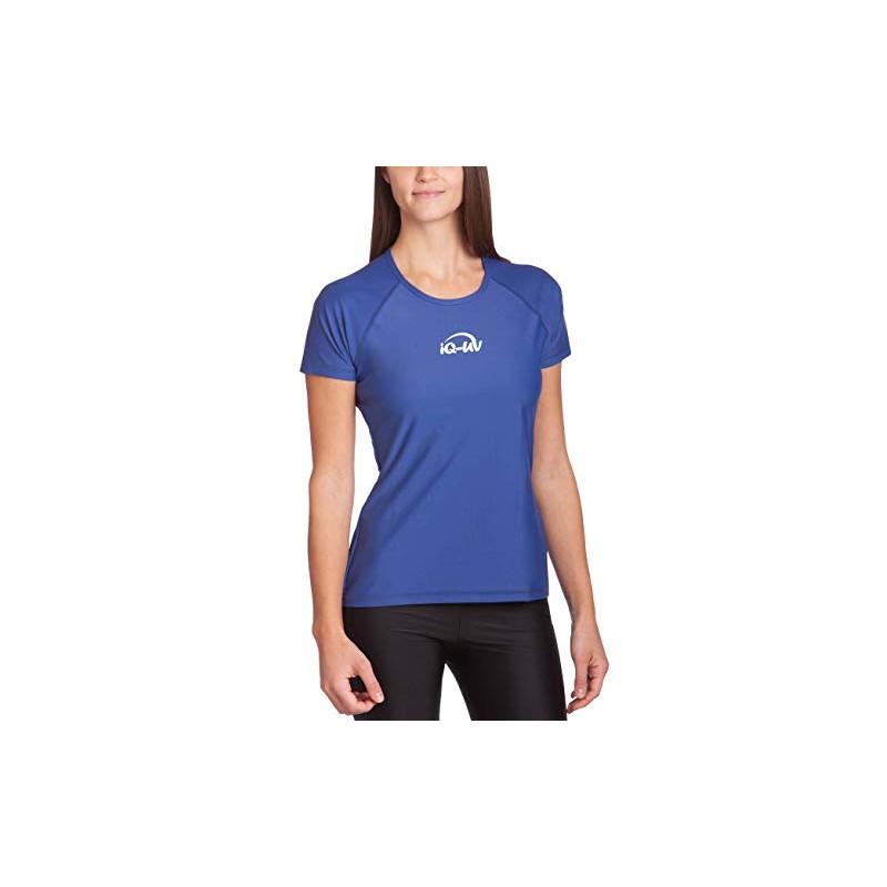 iQ-UV Women's 300 Regular Cut UV Protection T-Shirt, blue