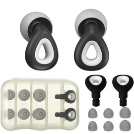 Earplugs for Sleep, Fully Soundproofing, Sound Cancelling, High Performance, Noise Reduction, Relax, Hearing Protection, 40 dB Reduction, Comfortable Sleep, Work, Airplane, Study, Repeated Use,
