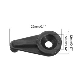 uxcell Glass Retainer Clips Kit, 1inch Cabinet Glass Door Clips Holder with Screws for 4mm Cabinet Door, Window, Mirrors, 50Set (Black)